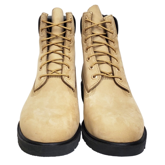 New Timberland mens classic 6 Inch boots natural beige nubuck waterproof lace up main image 4